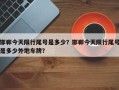 邯郸今天限行尾号是多少？邯郸今天限行尾号是多少外地车牌？