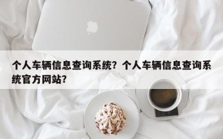 个人车辆信息查询系统？个人车辆信息查询系统官方网站？