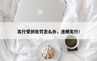 出行受到处罚怎么办，违规出行！