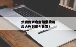 烟台到大连船票费用
？烟台到大连船票费用
表大连到烟台机票？