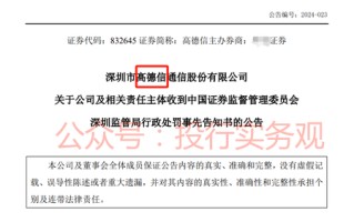 又一IPO财务造假被重罚，天职世界
项目，但公告文件比较怪…