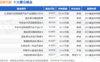 10月23日蓝海华腾跌5.17%，汇添富中证新能源汽车产业指数(LOF)A基金持有该股