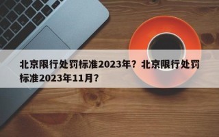 北京限行处罚标准2023年？北京限行处罚标准2023年11月？